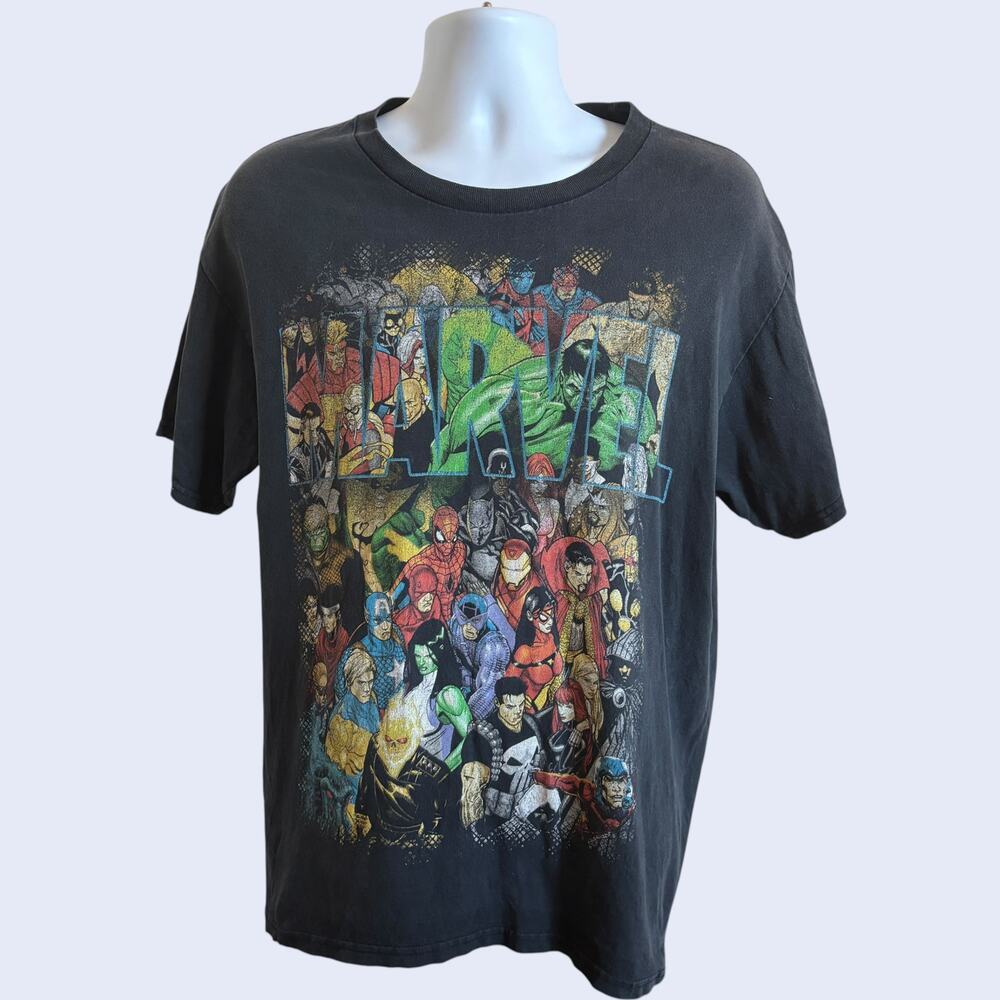 Marvel L Streetwear Graphic Tee Black Regular